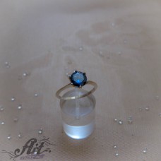 Сребърен дамски пръстен с мистик топаз R-1076